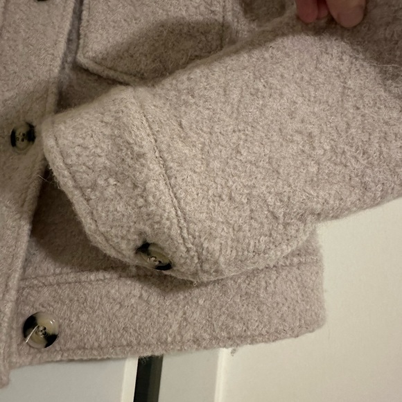 Beige Cropped Jacket - Picture 4 of 5